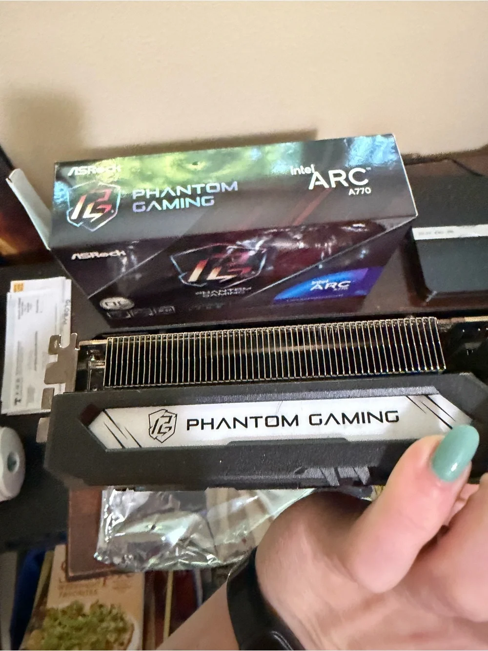ASRock Intel Arc A770 Phantom Gaming OC Edition 16 GB GDDR6 Graphics Card